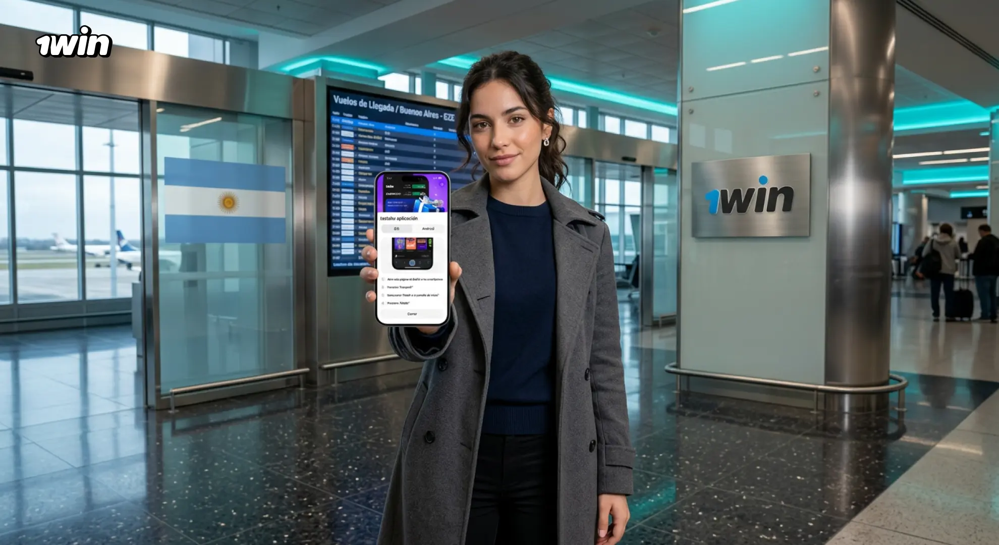Instalación del APK de 1win Android