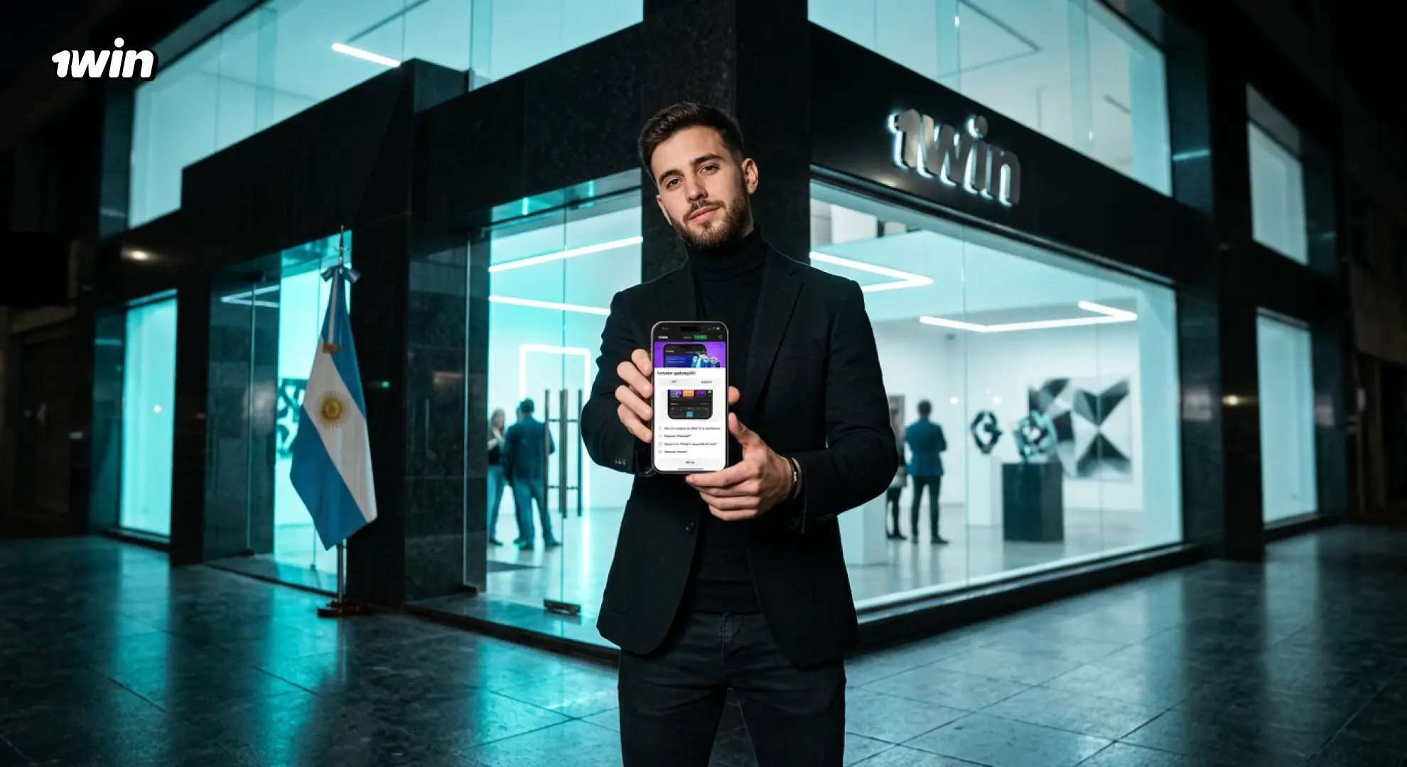Bono de bienvenida en la app de 1win